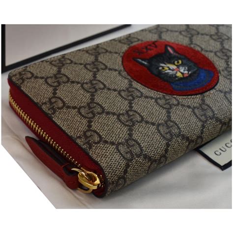 gucci cat travel bag|gucci mystic cat wallet.